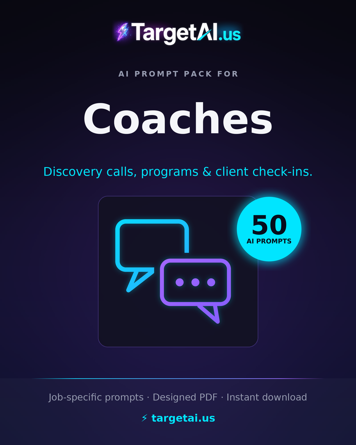 50 AI Prompts for Coaches – Scale Your Business with AI | TargetAI