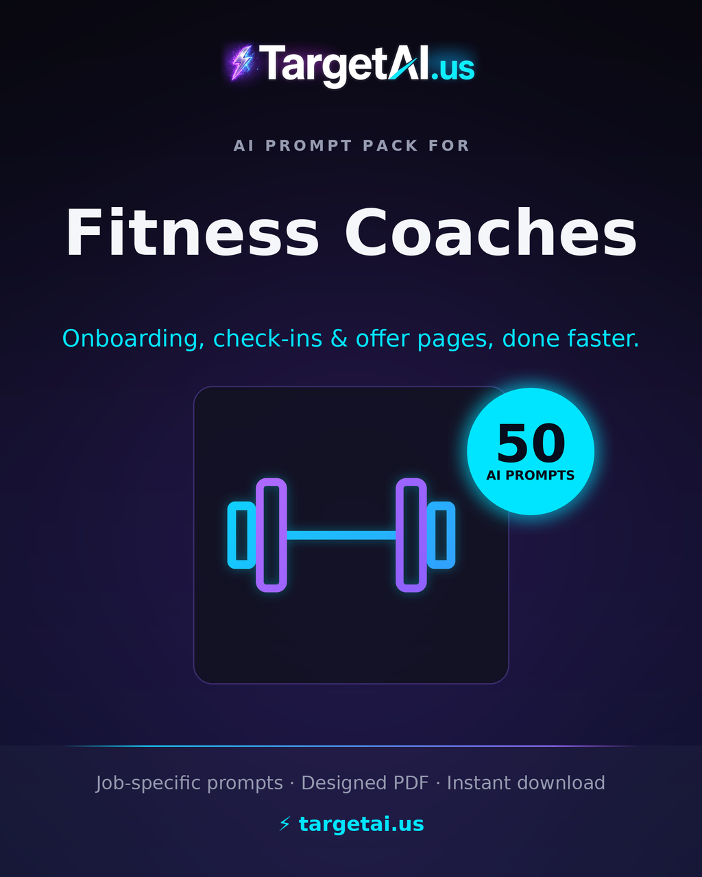 50 AI Prompts for Fitness Coaches – Grow Your Online Training Business with AI | TargetAI