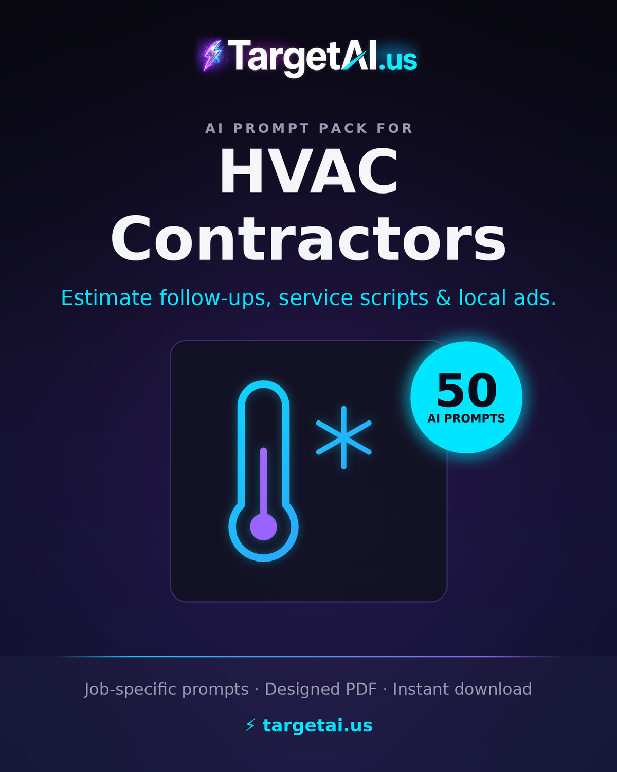 50 AI Prompts for HVAC Contractors – Grow Your Business with AI | TargetAI