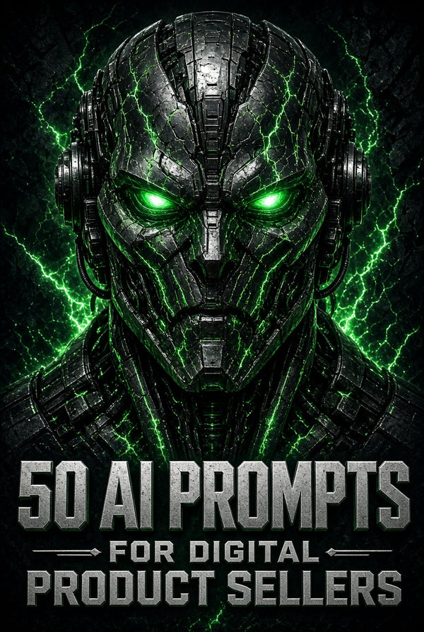 50 AI Prompts for Digital Product Sellers