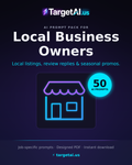 50 AI Prompts for Local Business Owners – Get More Customers with AI | TargetAI