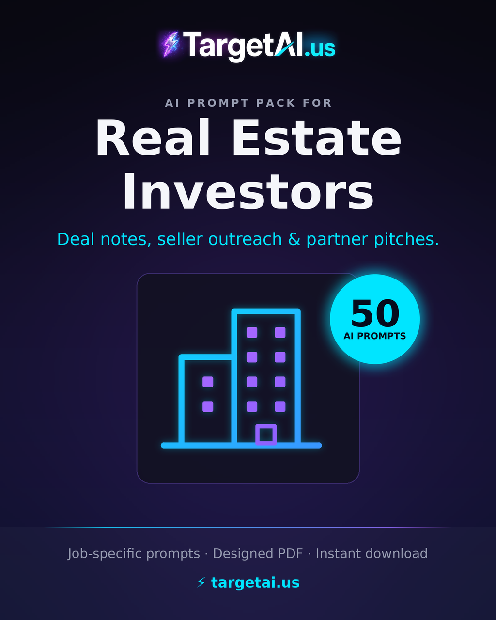 50 AI Prompts for Real Estate Investors – Find Deals & Scale with AI | TargetAI