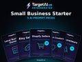 Small Business Starter bundle cover: 5 TargetAI.us AI prompt packs for small businesses