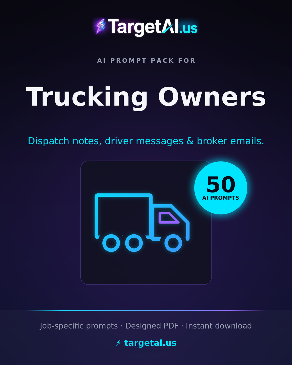 50 AI Prompts for Trucking Owners – Run Your Fleet Smarter with AI | TargetAI